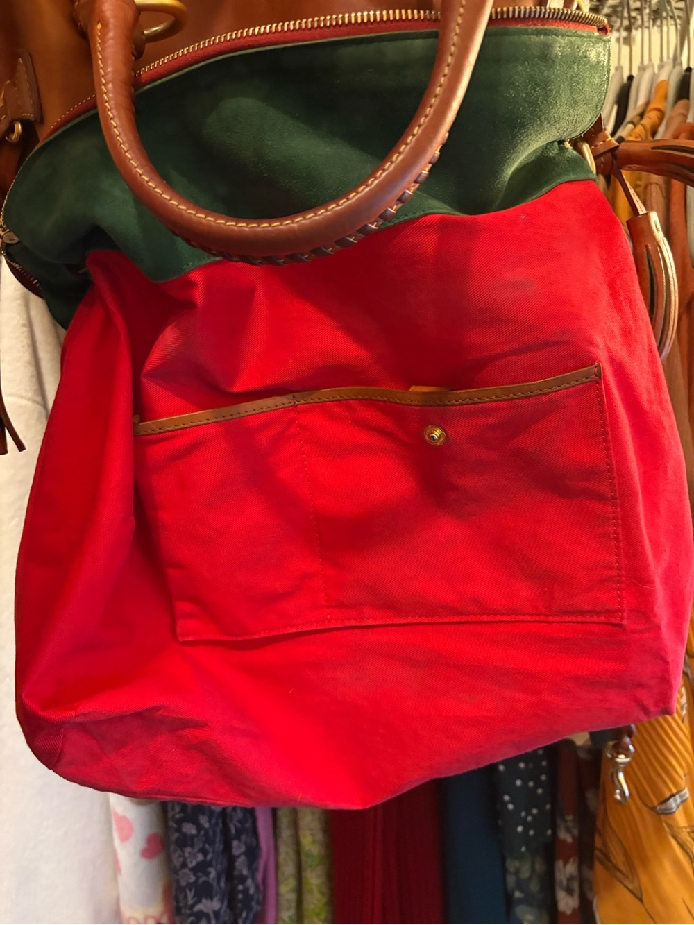 Dooney & Bourke | Large Florentine Leather Satchel | Patina - Picture 12 of 16